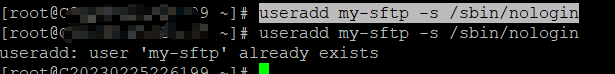 useradd